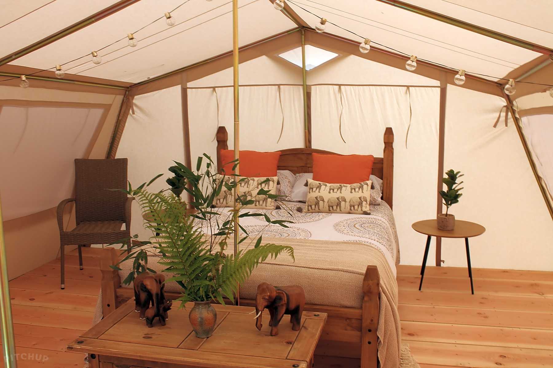 Walled Garden Safari Tent